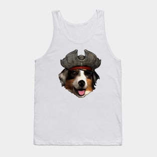 Australian Shepherd Pirate Tank Top